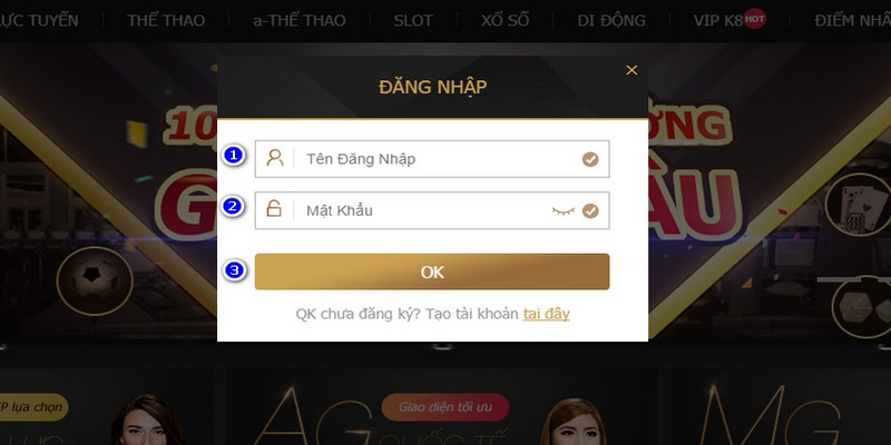 Cá cược khi đăng nhập vào 009casino